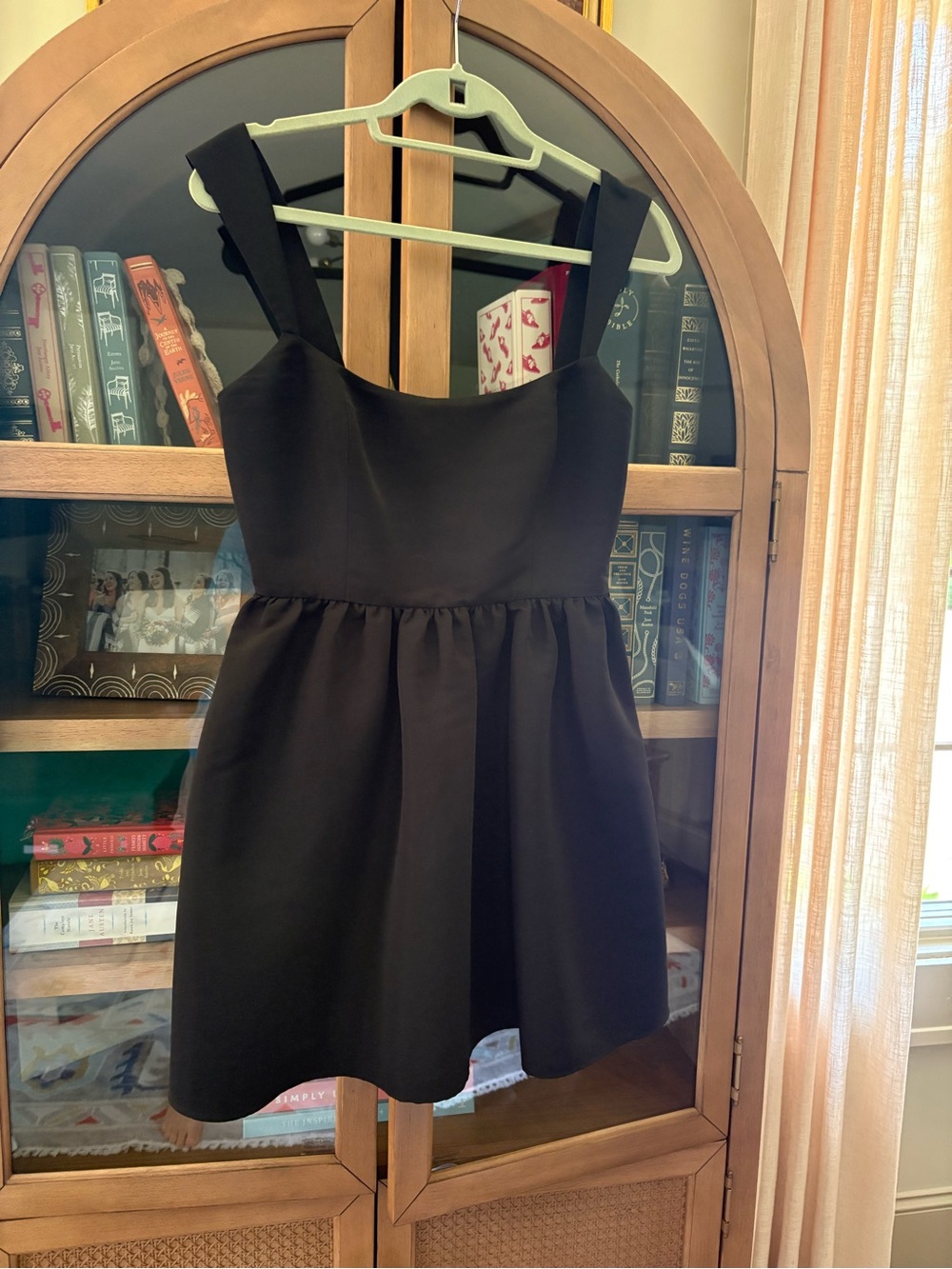 Sachin + Babi Black Square-Neck Dress